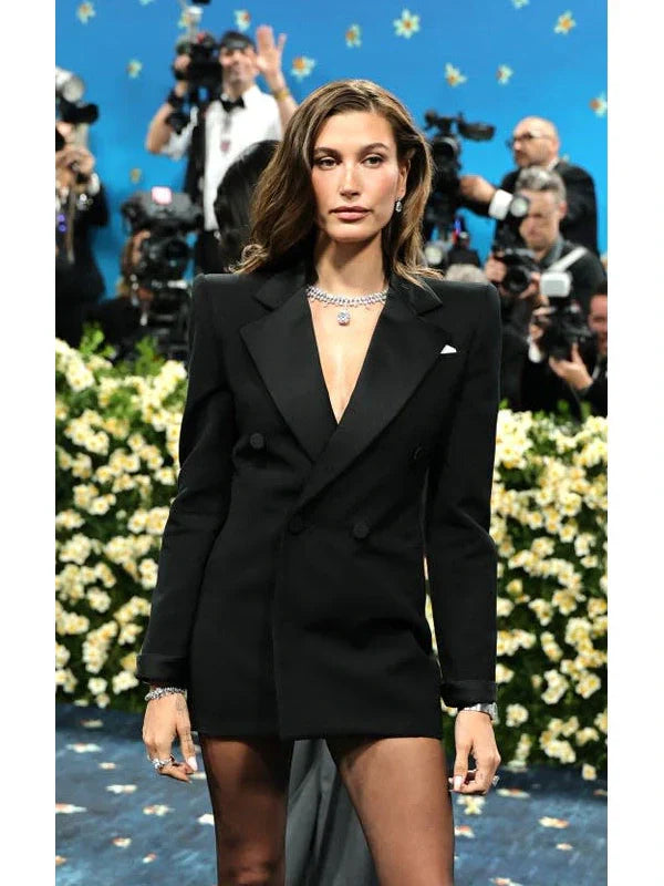 Hailey Bieber 2025 Met Gala Black Blazer