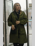 Happy Face Annaleigh Ashford Hooded Green Coat