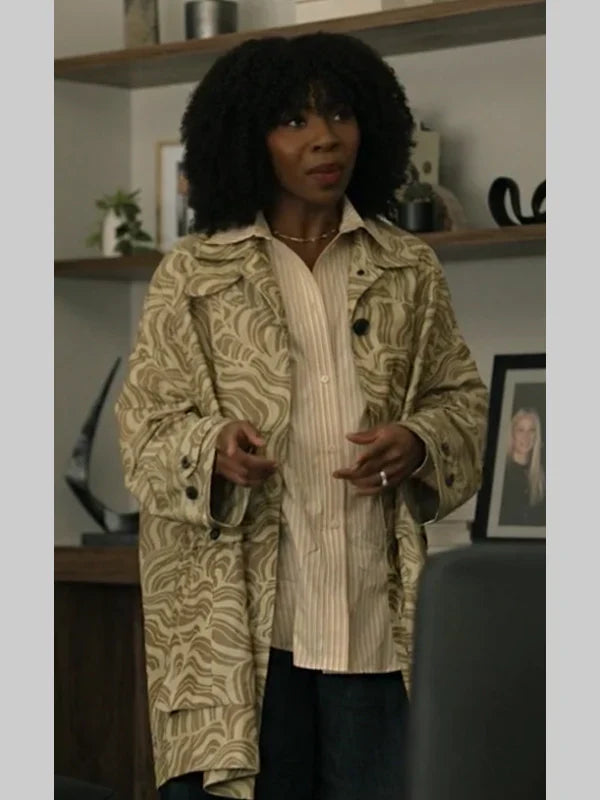 Happy Face Tamera Tomakili Printed Coat