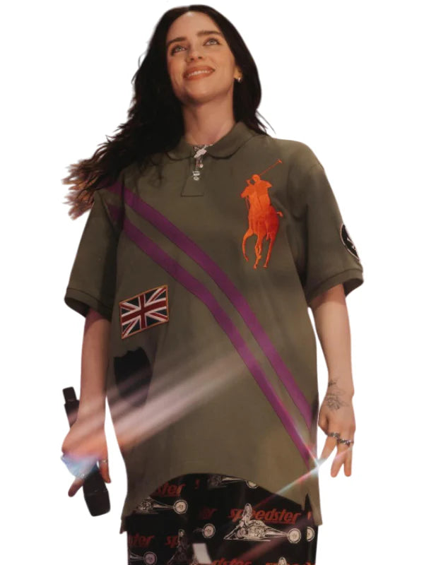 Hit Me Hard And Soft Tour Billie Eilish Polo Ralph Lauren Rugby Shirt