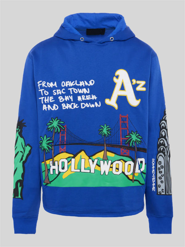 Homme Femme Calito NYC Hoodie Royal Blue