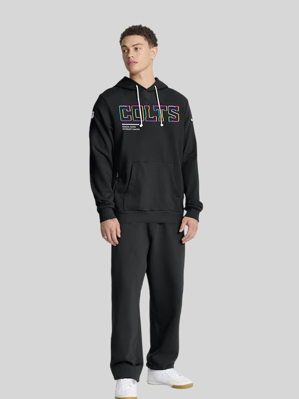 Indianapolis Colts Nike Black 2025 Crucial Catch Hoodie