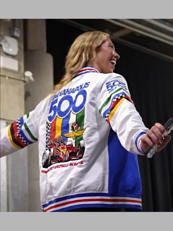 Indy 500-themed jacket