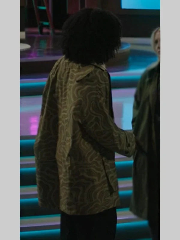 Ivy Happy Face Printed Coat