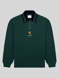 ALD x Porsche Jacquard Collar Quarter Zip Pullover
