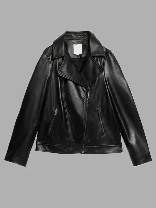 Jaeger Leather Jacket Black
