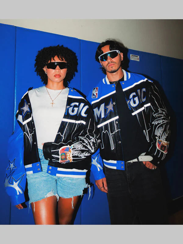 Jeff Hamilton x Orlando Magic Leather Jacket