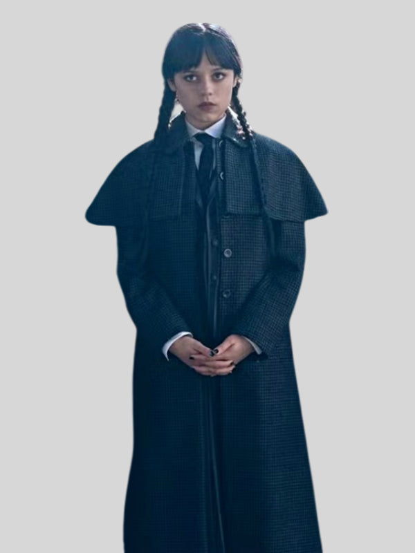 Jenna Ortega Wednesday Coat