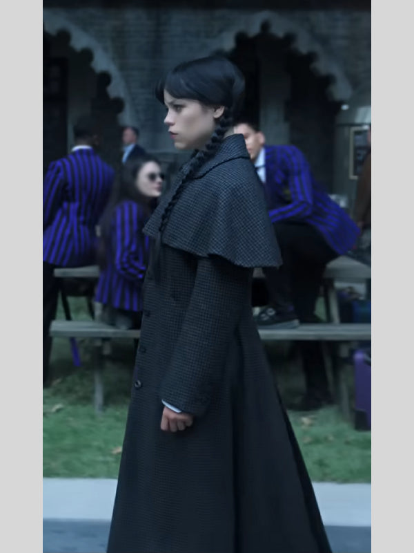 Jenna Ortega Wednesday S02 Coat