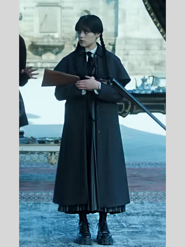 Jenna Ortega Wednesday Season 2 Coat