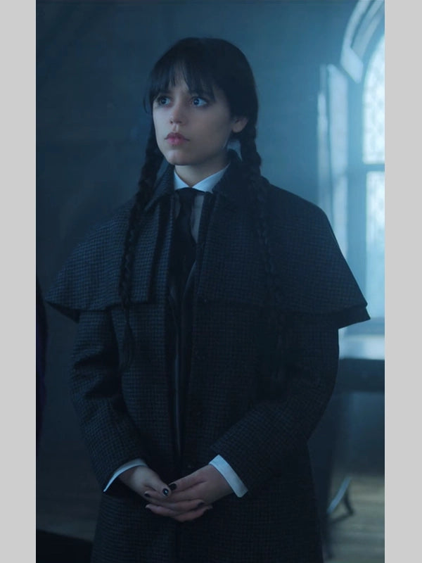 Jenna_Ortega_Wednesday_Trench_Coat