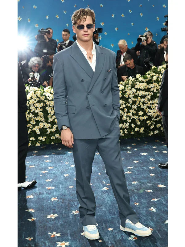 Joe Burrow Met Gala Blue Blazer 2025