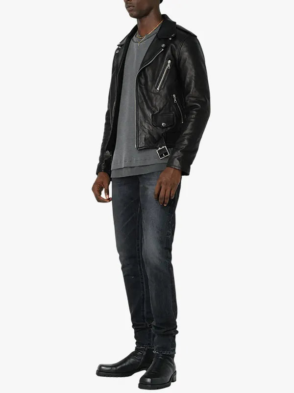 John Elliott Black Leather Jacket