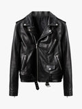 John Elliott Black Leather Moto Jacket