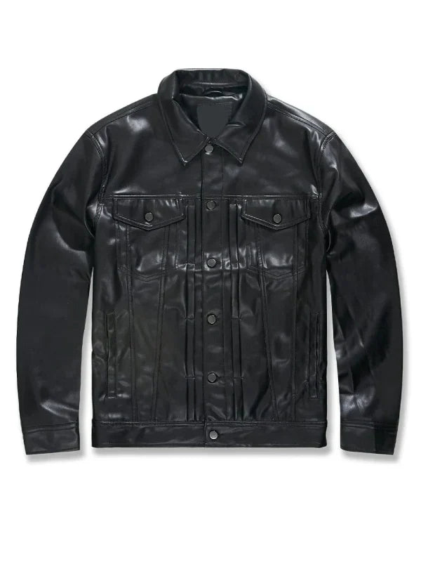 Jordan Craig Thriller Trucker Jacket Black