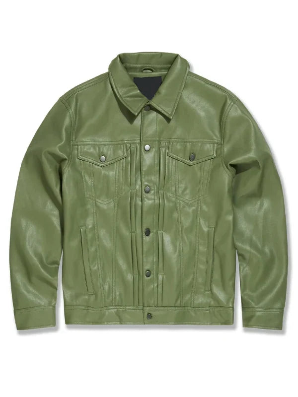 Jordan Craig Thriller Trucker Jacket Green