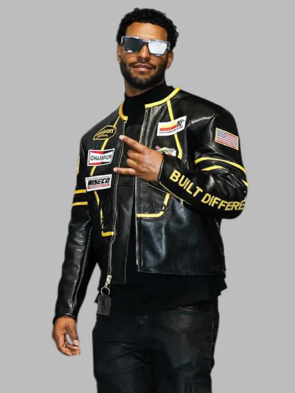 Joshua Palacios Vanson Leathers Star Jacket Black