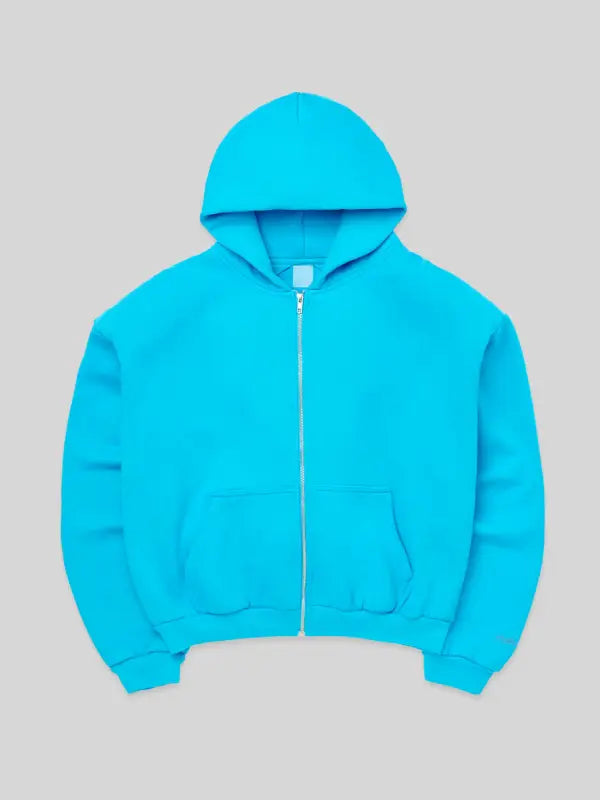 Justin Bieber Skylrk Blue Zip-Up Hoodie