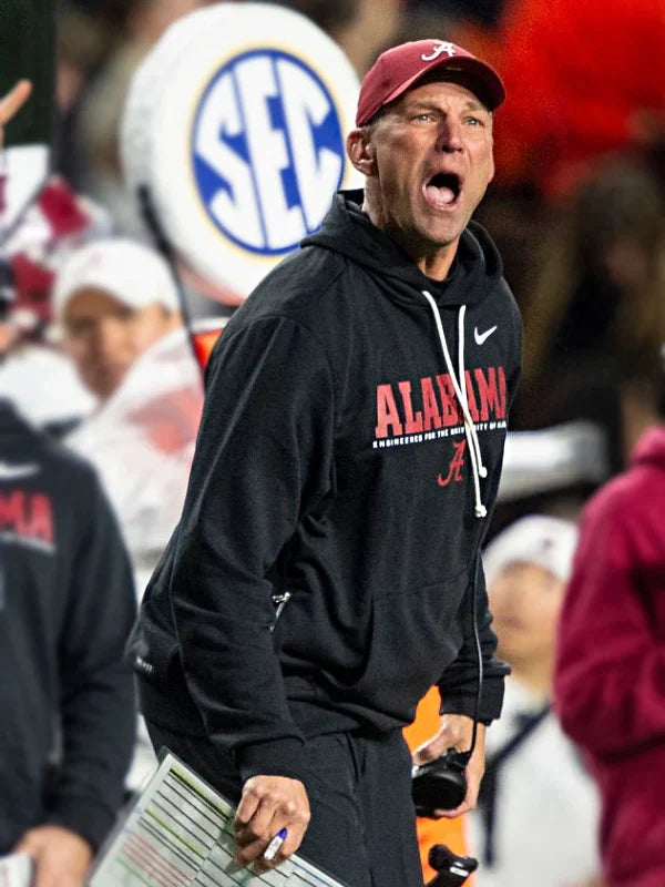 Kalen Deboer Black Alabama Hoodie Nike