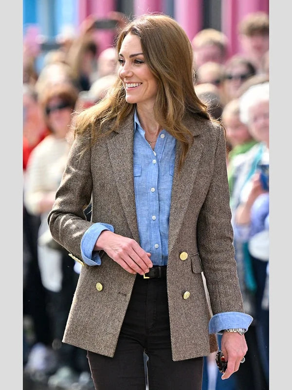 Kate Middleton Double Breasted Wool Blazer