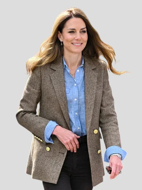 Kate Middleton Double Breasted Wool Blazer