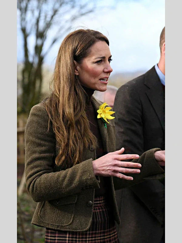 Kate Middleton Ralph Lauren Jacket Brown