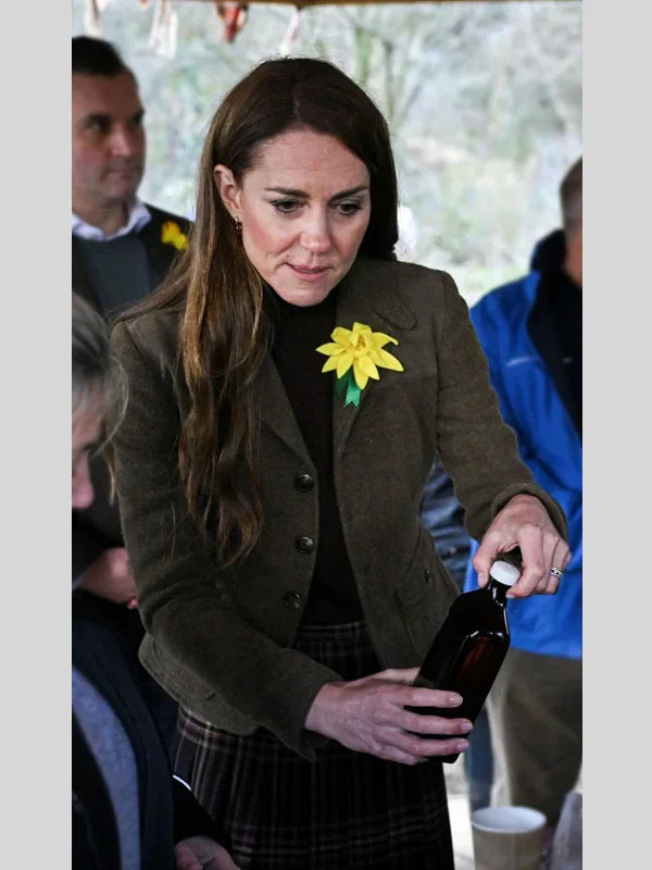 Kate Middleton Tweed Brown Jacket Ralph Lauren