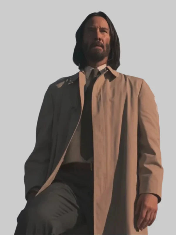 Keanu Reeves Good Fortune Coat Beige