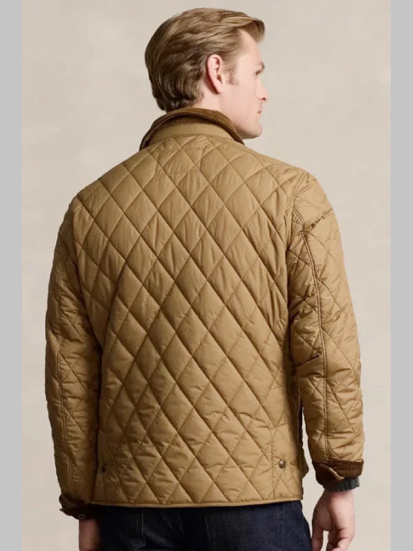 Kevin Costner's the West Quilted Beige Jacket