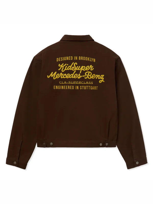 KidSuper X Mercedes Benz Brown Work Jacket