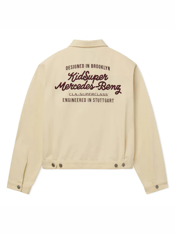 KidSuper X Mercedes Benz Cream Work Jacket