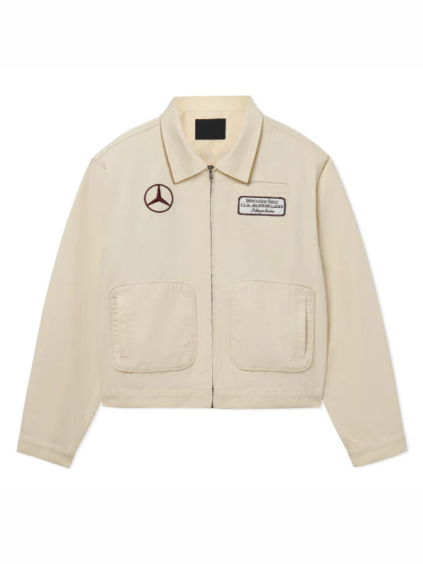 KidSuper X Mercedes Benz Work Jacket Cream