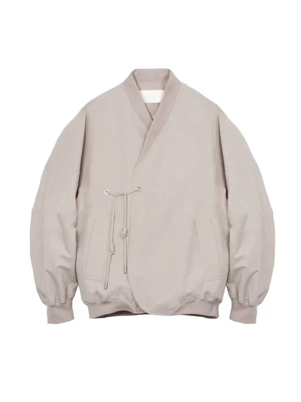 Kimono Bomber Jacket Beige