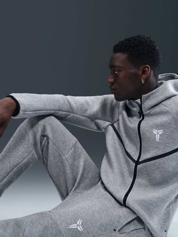 Kobe Nike Tech Fleece Windrunner Jacket Grey