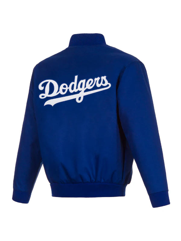 LA Dodgers Pollytwill Varsity Jacket