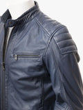 LUSTLEIGH Men's Leather Biker Jacket