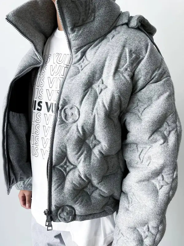 LV Grey Boyhood Puffer Jacket