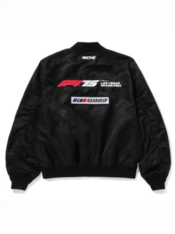 Las Vegas Grand Prix Bape x F1 Bomber Jacket Black