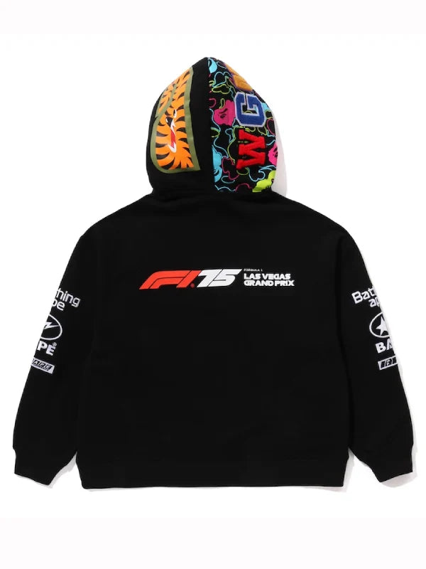 Las Vegas Grand Prix Bape x F1 Hoodie Black