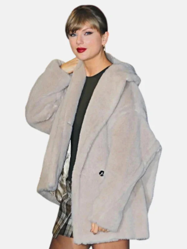 Late Show With Stephen Colbert Taylor Swift Fur Coat