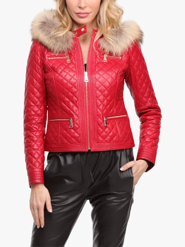 Leather Women Jacket Lamb Latest Guignard