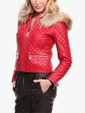 Leather jacket Women Lamb Latest Guignard