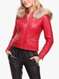 Leather jacket Women's Lamb Guignard