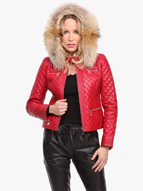 Leather jacket Women's Lamb Latest Guignard