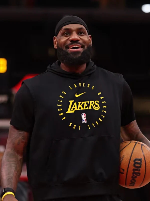 Lebron James Los Angeles Lakers Sleeveless Hoodie