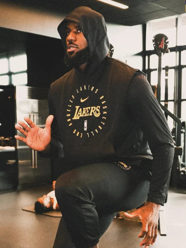Lebron James Los Angeles Lakers Sleeveless Nike Hoodie
