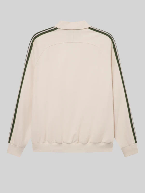 Les Deu x Yale Bulldog Striped Jacket Ivory