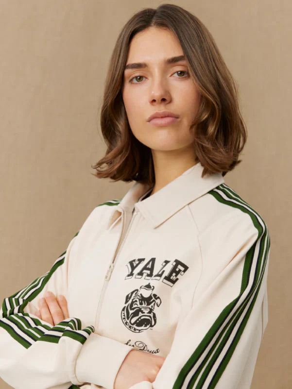 Les Deux Bulldog Yale Jacket Ivory