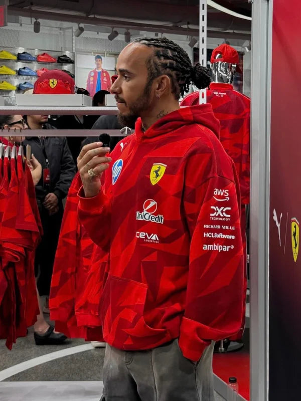 Lewis Hamilton Scuderia Ferrari 2025 Hoodie