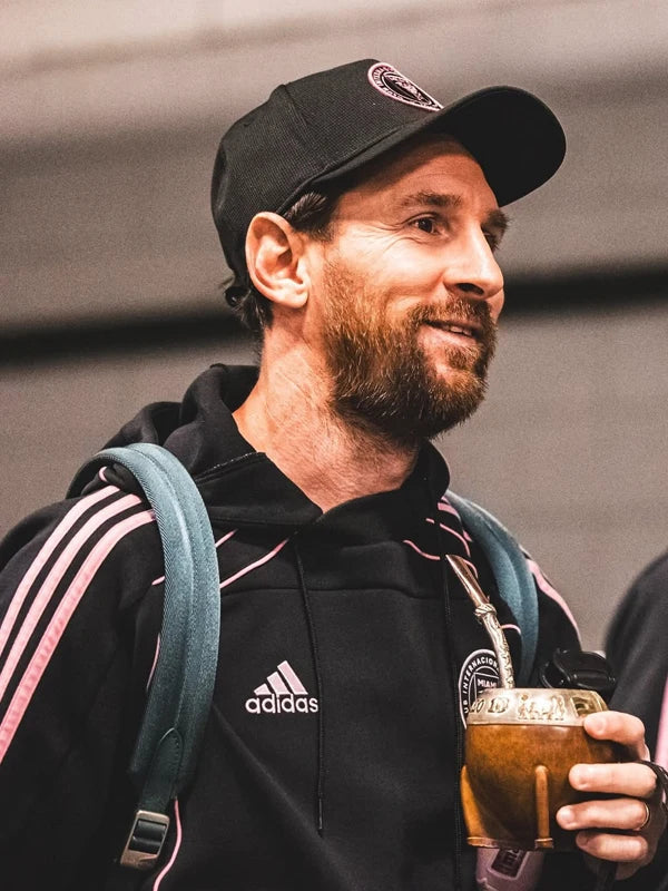 Lionel Messi Adidas Inter Miami CF Travel Hoodie Black